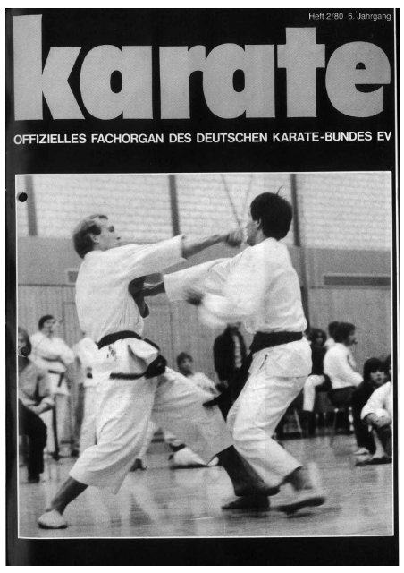 DKB-Fachorgan Nr. 2 - Chronik des Karate