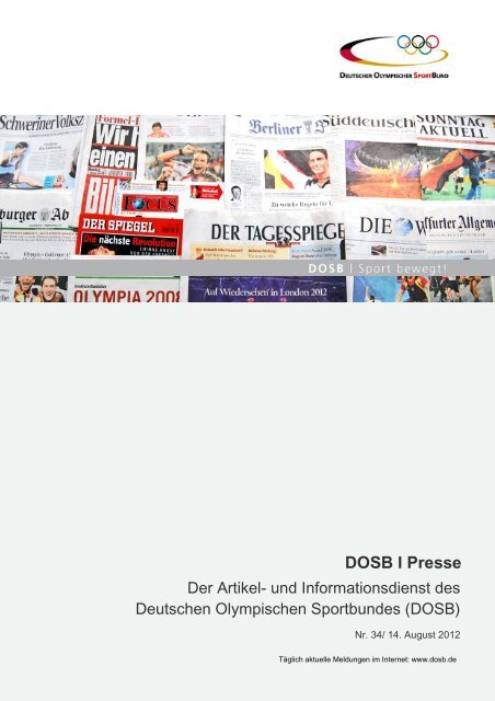 DOSB I Presse - Der Deutsche Olympische Sportbund