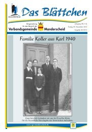 Familie Koller aus Karl 1940 - Verbandsgemeinde Manderscheid