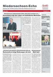 Niedersachsen-Echo - Sozialverband Deutschland e.V. ...