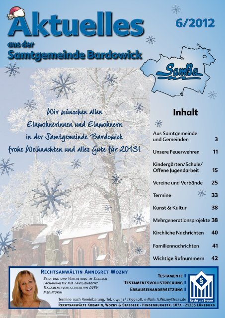Ausgabe 06/2012 - Samtgemeinde Bardowick