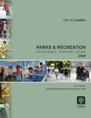 Parks & Recreation Strategic Master Plan - City of London