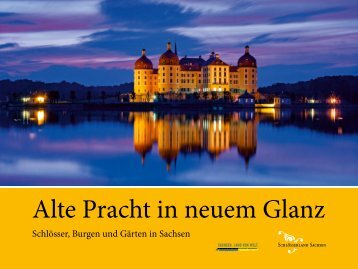 digitale interaktive Klick-Imagebroschüre Schlösserland Sachsen 2025