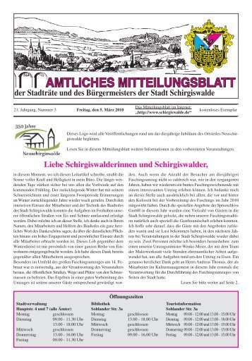 AMTLICHES MITTEILUNGSBLATT - Stadt Schirgiswalde