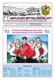 AMTLICHES MITTEILUNGSBLATT - Stadt Schirgiswalde