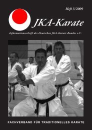 Heft 3/2009 - Deutscher JKA-Karate-Bund e.V.