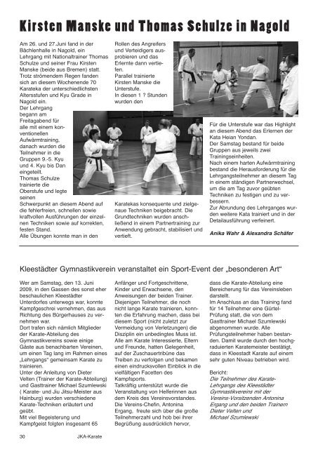 Heft 3/2009 - Deutscher JKA-Karate-Bund e.V.