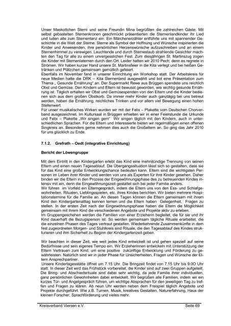 Jahresbericht 2010 - DRK Kreisverband Viersen e.V.