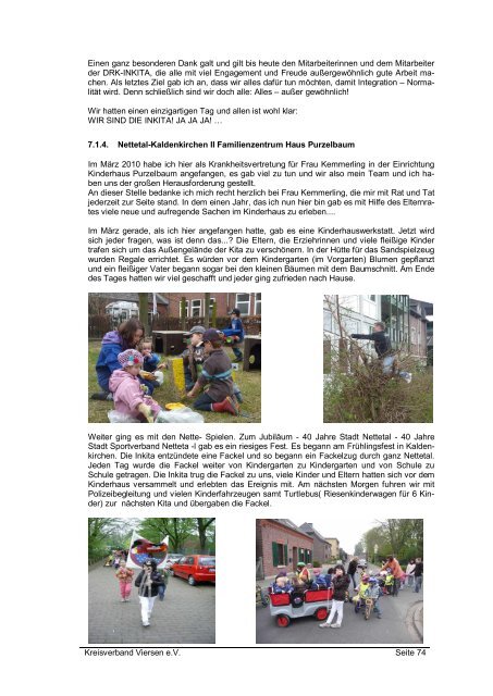 Jahresbericht 2010 - DRK Kreisverband Viersen e.V.