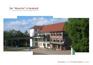 Der “Weserhof” in Sandstedt - Architekt