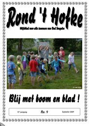 R t H sept09 - Rond ´t Hofke