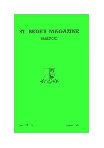 ST BEDE'S MAGAZINE