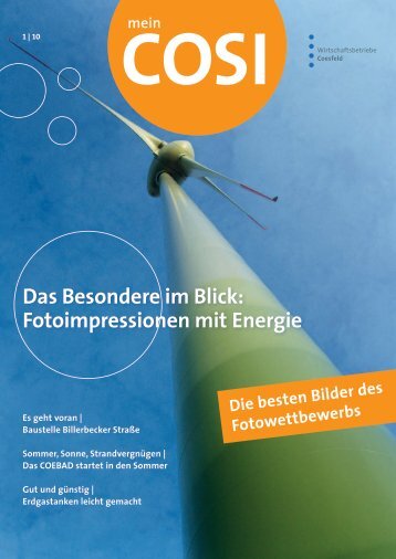 Zeitschrift Nr. 1/2010 - Stadtwerke Coesfeld GmbH