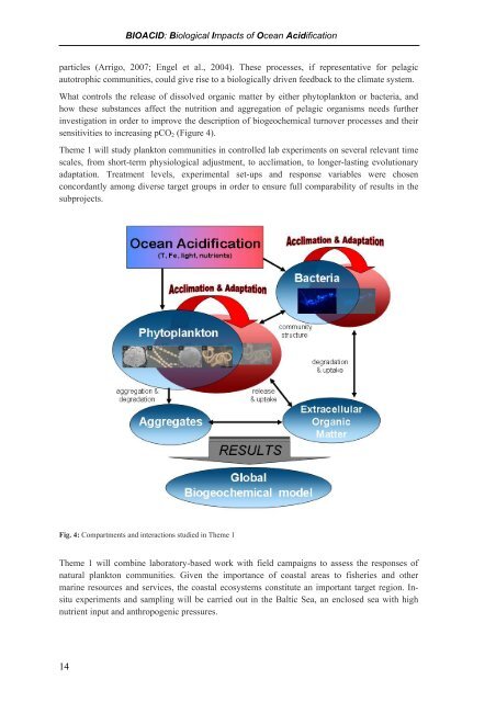 BIOACID Programme - Natural Environment Research Council