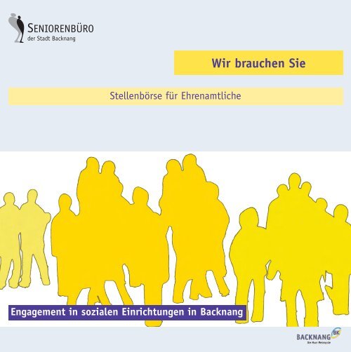 Besuchsdienst: Freude schenken und erhalten - Stadt Backnang