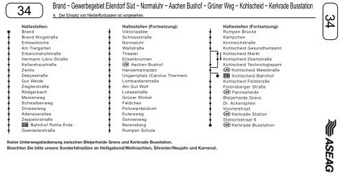 Brand − Gewerbegebiet Eilendorf Süd − Normaluhr − Aachen ... - AVV