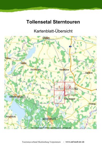 Tollensetal Sterntouren - Tourismusverband Mecklenburg ...