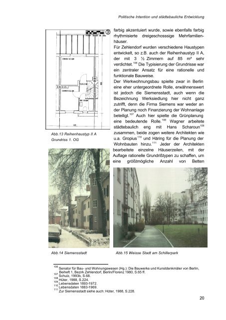 Städtische Wohnungspolitik in der Weimarer Republik 1918-1933
