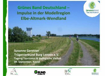 Grünes Band Deutschland - Ökologischer Tourismus in Europa eV