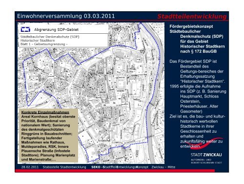 Stadtteilentwicklung - Stadt Zwickau