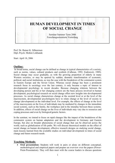 methods of social change