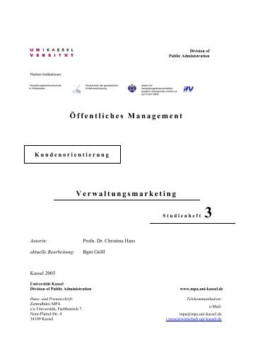 Öffentliches Management - Master of Public Administration ...