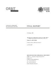 final report - JRC IPTS - Sustainable Production and Consumption ...