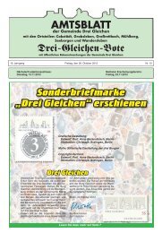 AMTSBLATT - Gemeinde Drei Gleichen