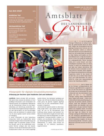 Amtsblatt vom 03.05.2012 - Landkreis Gotha