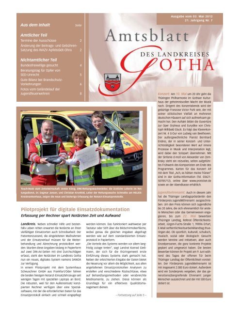 Amtsblatt - Landkreis Gotha