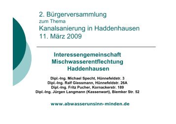 Download der Präsentation vom 11.03.2009