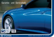 Garantie- und Serviceheft - Hyundai