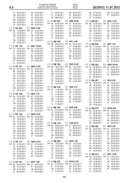 Bulletin 2012/02 - European Patent Office