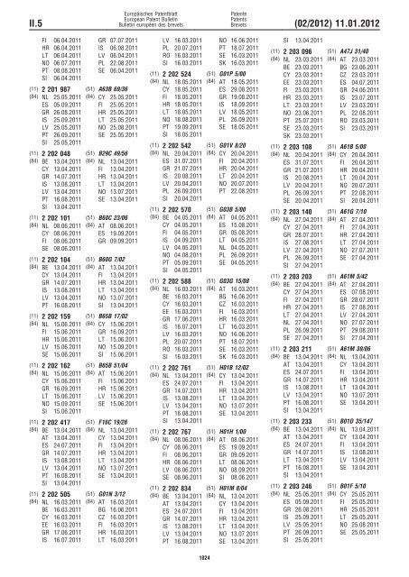 Bulletin 2012/02 - European Patent Office