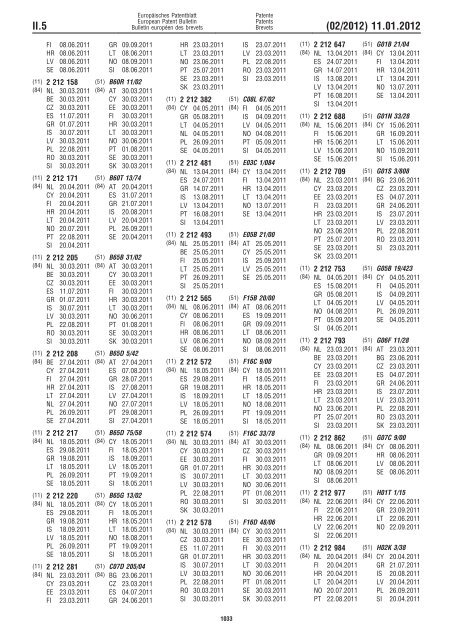 Bulletin 2012/02 - European Patent Office