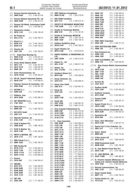 Bulletin 2012/02 - European Patent Office