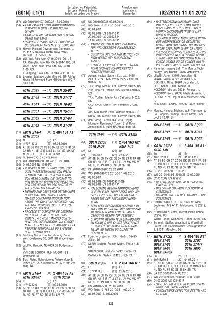 Bulletin 2012/02 - European Patent Office