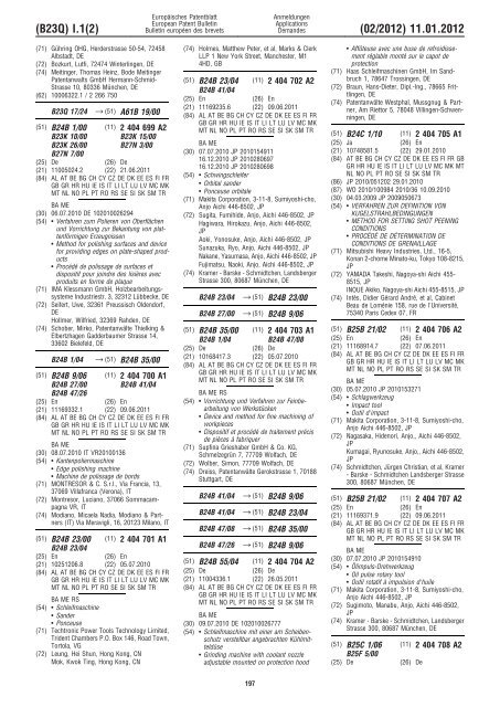 Bulletin 2012/02 - European Patent Office