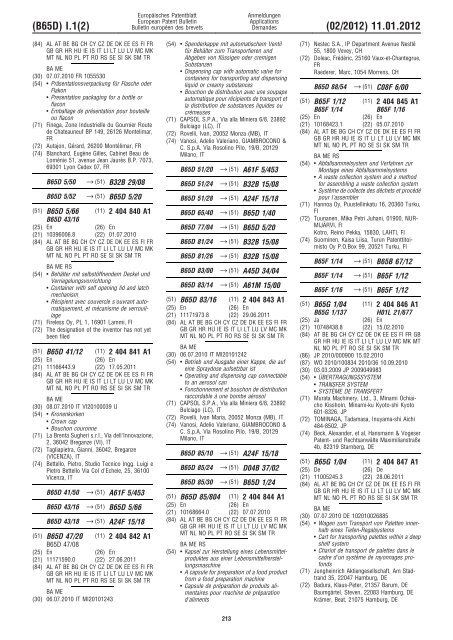 Bulletin 2012/02 - European Patent Office