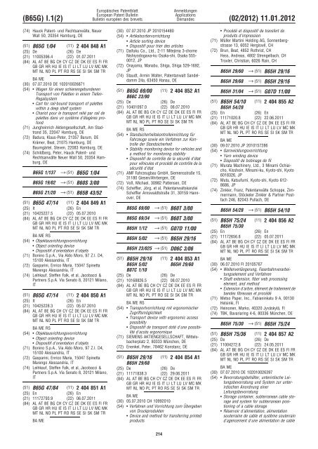 Bulletin 2012/02 - European Patent Office