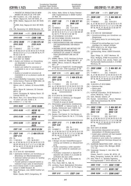 Bulletin 2012/02 - European Patent Office