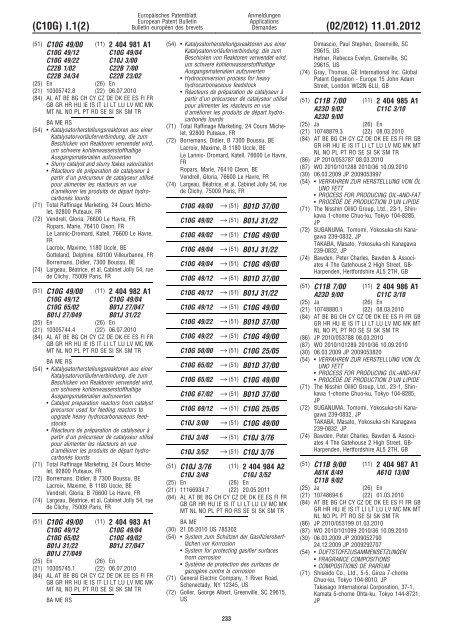 Bulletin 2012/02 - European Patent Office