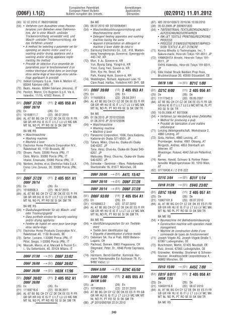 Bulletin 2012/02 - European Patent Office