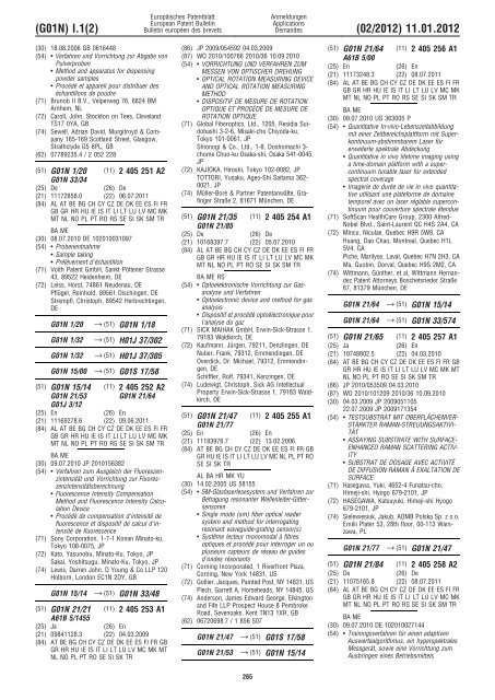 Bulletin 2012/02 - European Patent Office