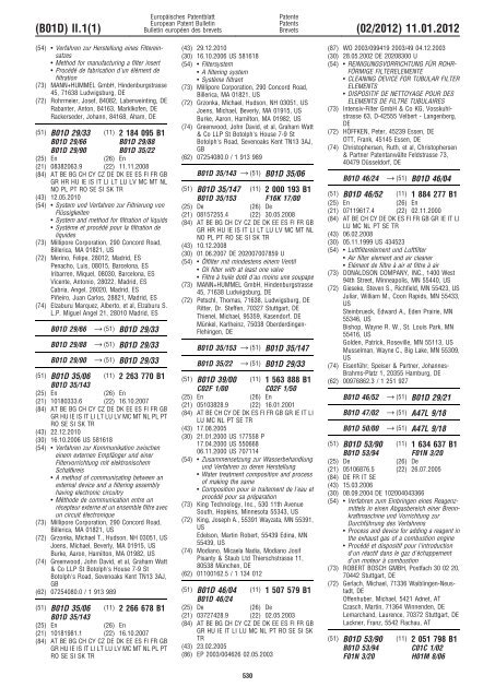 Bulletin 2012/02 - European Patent Office