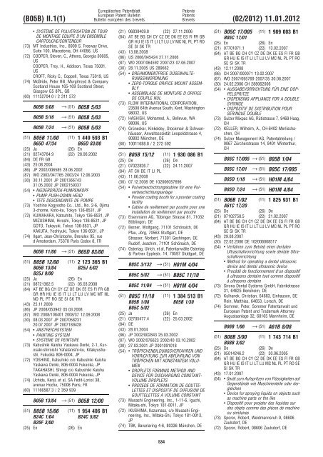 Bulletin 2012/02 - European Patent Office