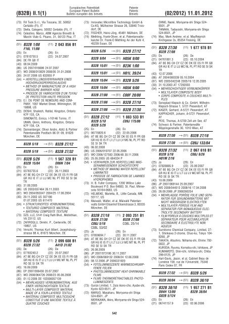 Bulletin 2012/02 - European Patent Office