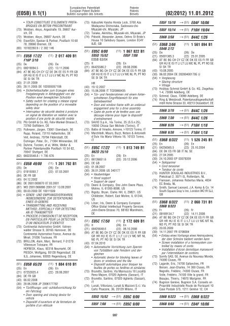 Bulletin 2012/02 - European Patent Office