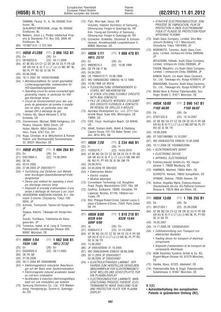 Bulletin 2012/02 - European Patent Office