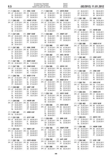 Bulletin 2012/02 - European Patent Office